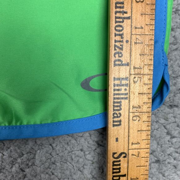 Oakley Green and Blue Men Swim Board Shorts - Picture 9 of 14